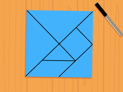 Construye tu tangram - - matemáticas y