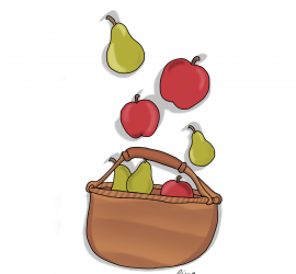 Las peras y las manzanas, las del cesto y las que tomas