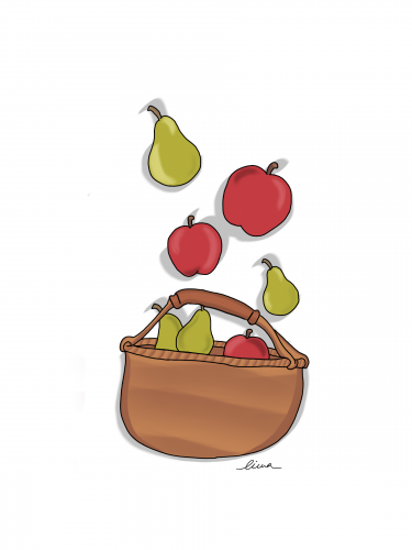 Las peras y las manzanas, las del cesto y las que tomas